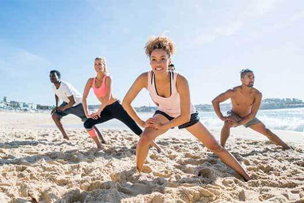 Exercise during your vacation This is how you stay top fit